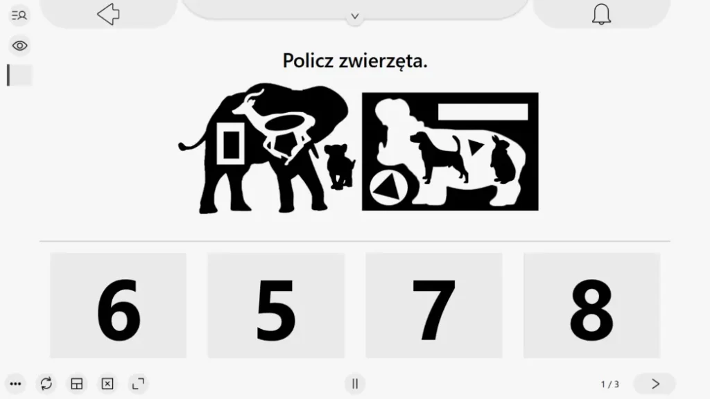 Przetwarzanie wzrokowo-przestrzenne - ćwiczenie figura i tło