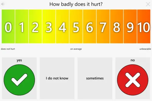 Pain scale