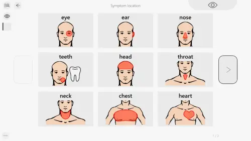 State assessment – Symptom location