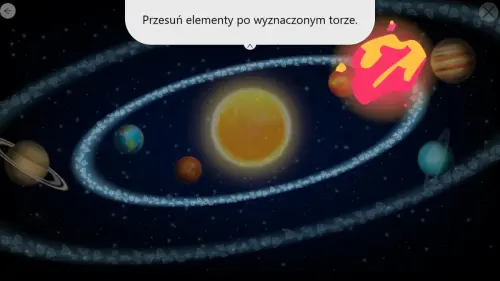 Trening wzroku - Przesuwanie elementów